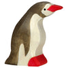 Holztiger Wooden Arctic Animals Children's Toys small penguin black white red beak feet