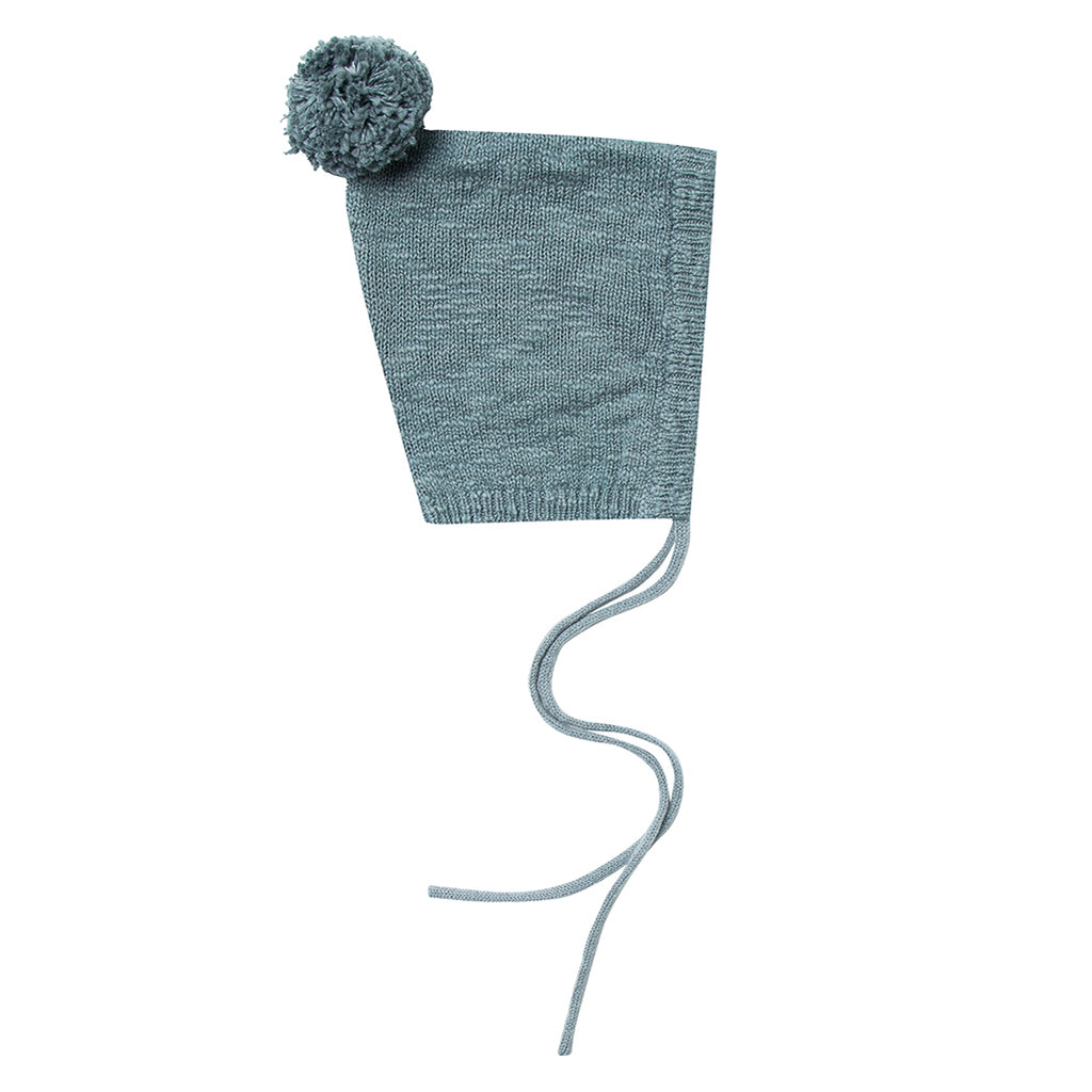 Rylee + Cru Waffle Knit Infant Baby Pixie Hat Clothing Accessory dusty blue dark 