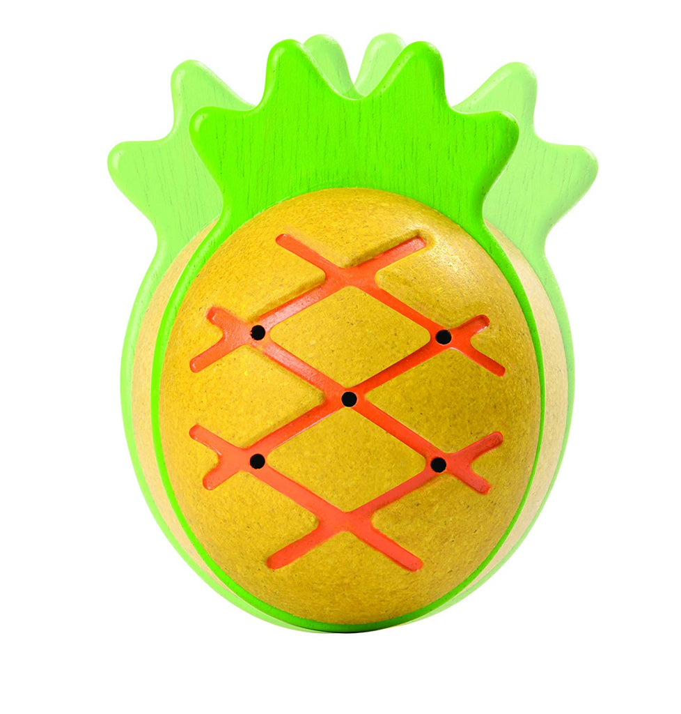 lifestyle_2, wooden pineapple maraca shaking 