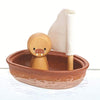 Plan Toys wooden bath toy sailboat mold-free and eco-friendly bath toys