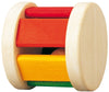 Plan Toys Infant Baby Early Development Wooden Roller Rattle Push Toy rainbow bright multicolored