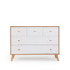 dadada Austin 5-Drawer Dresser Children's Nursery Furniture comes  in three different colorings al with white 