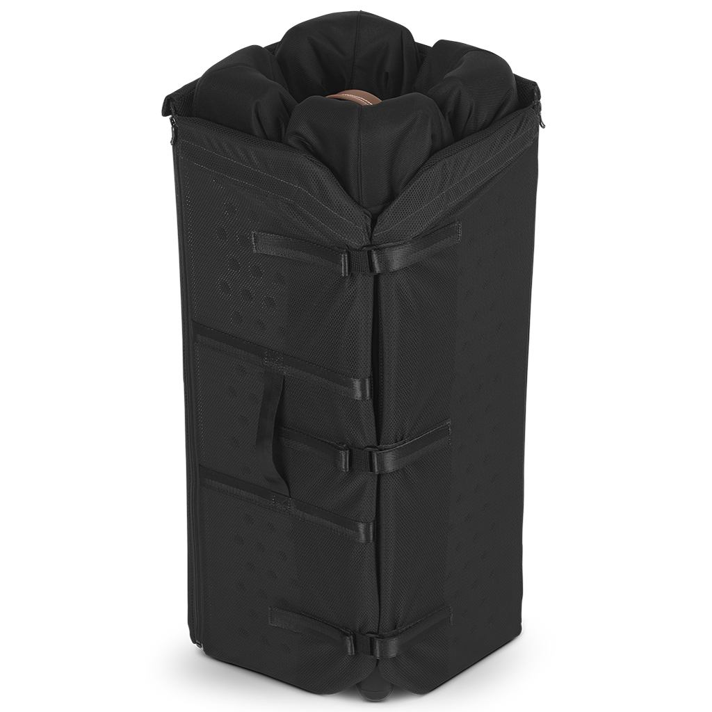 Folded UPPAbaby Remi Playard in Jake Black