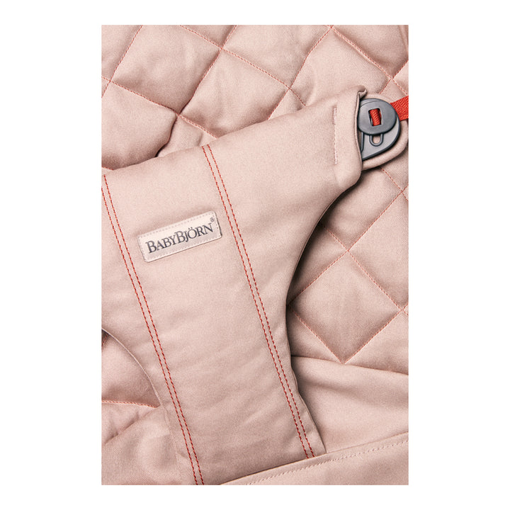 babybjorn pink quilted baby bouncer seat