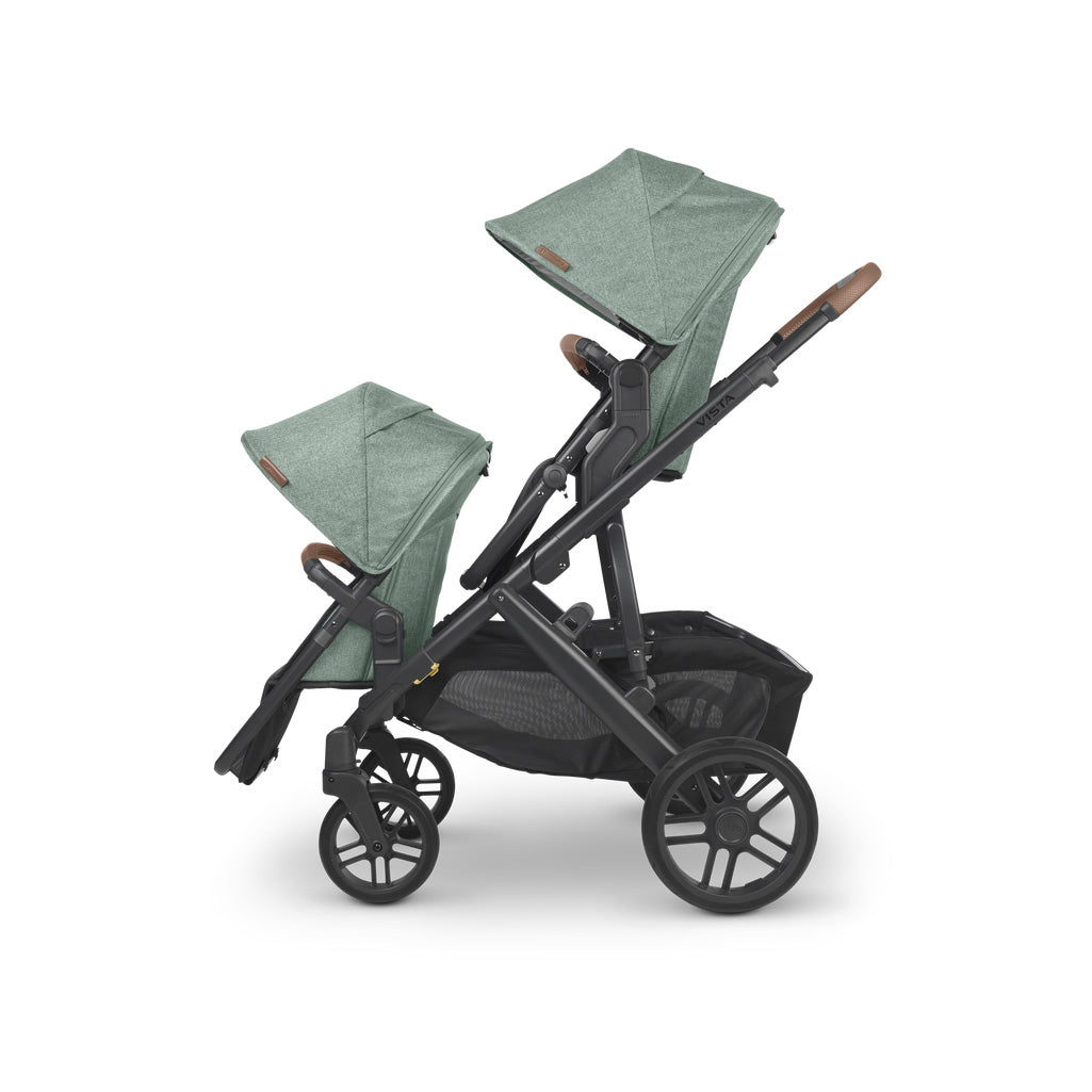 uppababy vista v2 stroller with gwen rumble seats