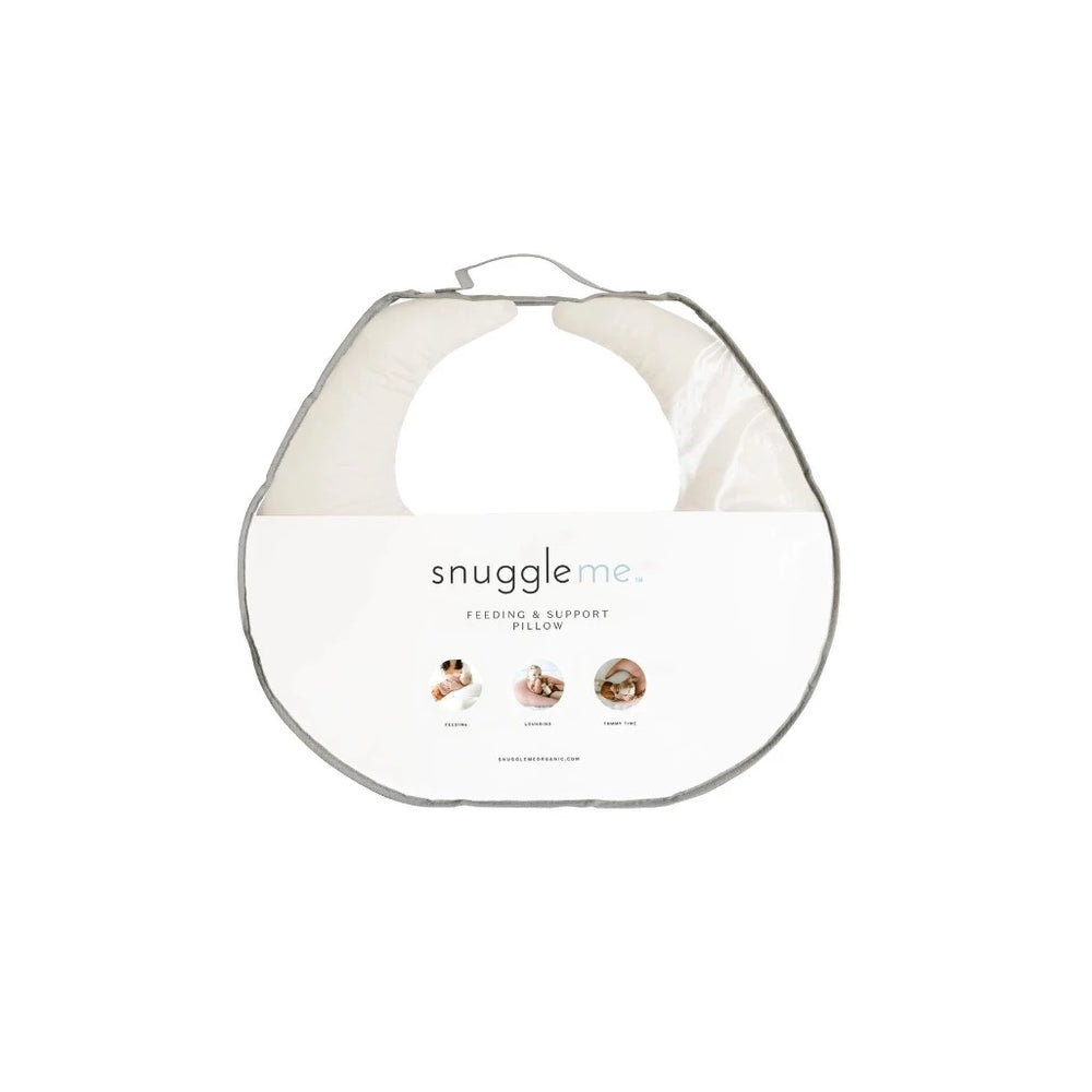 life_style1, Snuggle Me Natural Feeding Support Nursing Pillow Nursery Accessory all white fabric