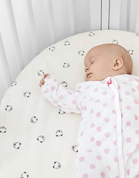 lifestyle_1, stokke sleepi fitted crib sheet cotton percale bedding collection
