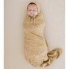 Quincy Mae organic baby swaddle petal