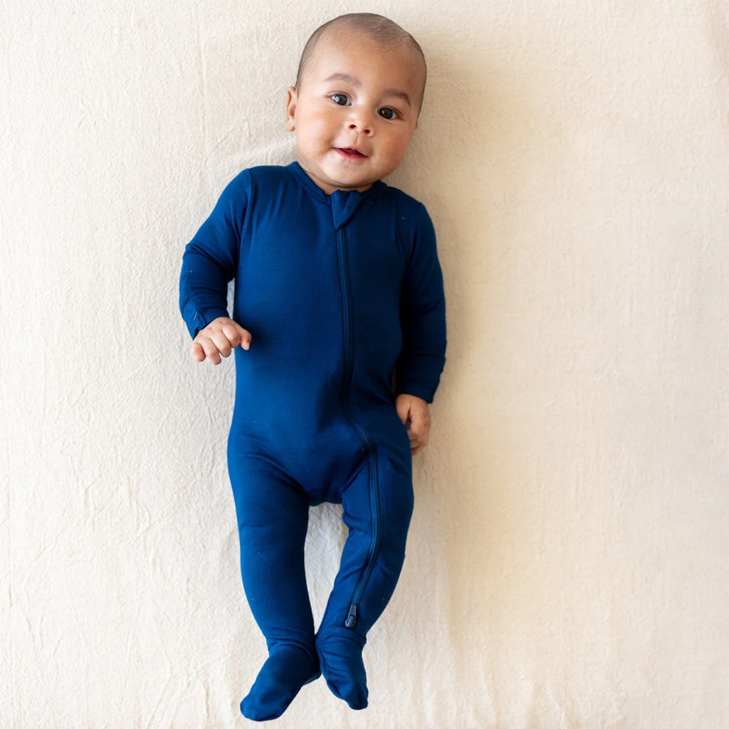 kyte baby sale on tahoe blue footie pajams for kids