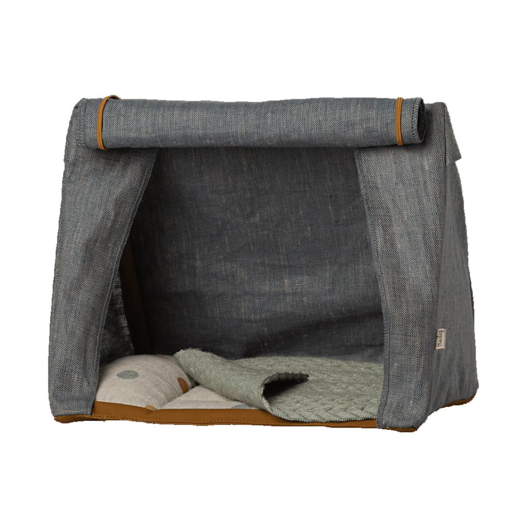 Maileg Happy Camper Tent, orange tent for Maileg mice