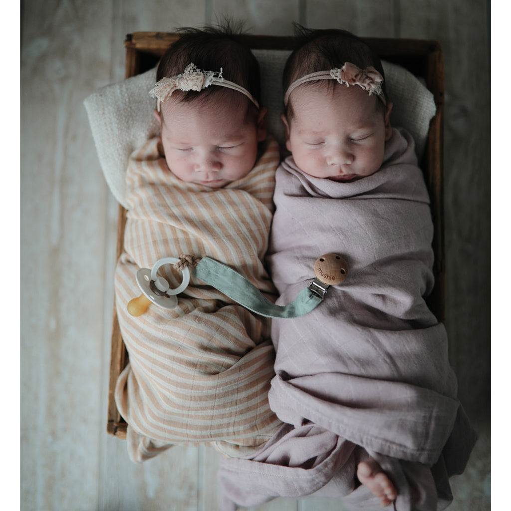 Mushie Falling Stars Organic Cotton Nursery Swaddling Blanket, newborn swaddle