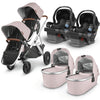 Uppababy Travel System Vista Twin Double Stroller in Alice Pink