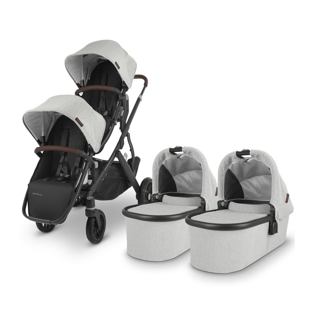 VISTA UPPAbaby Double Stroller Twin Bundle in Anthony