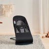 dark grey black baby bjorn bouncer seat balance