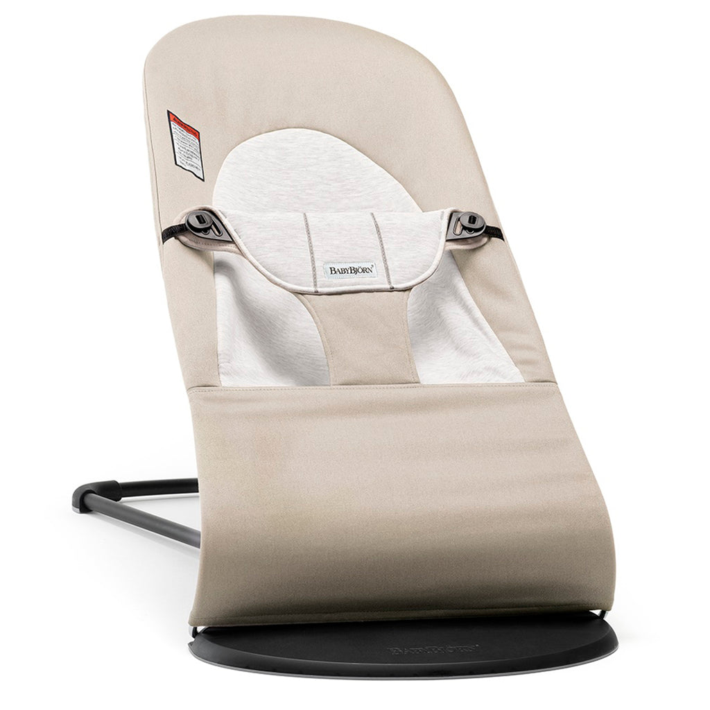 BabyBjorn bouncer seat balance soft grey cotton jersey