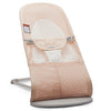 pearly pink white mesh baby Bjorn baby bouncer balance soft