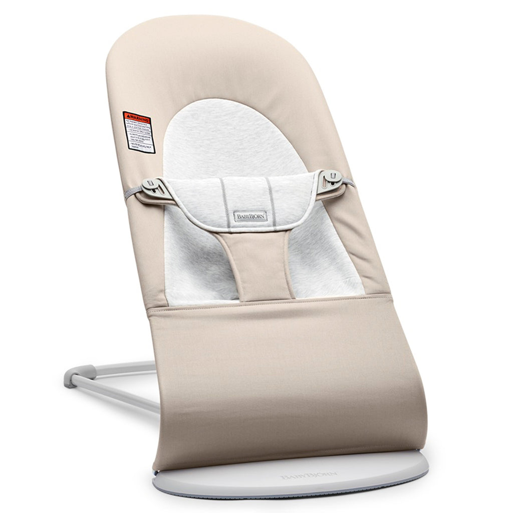 babybjorn bouncer baby balance soft beige grey