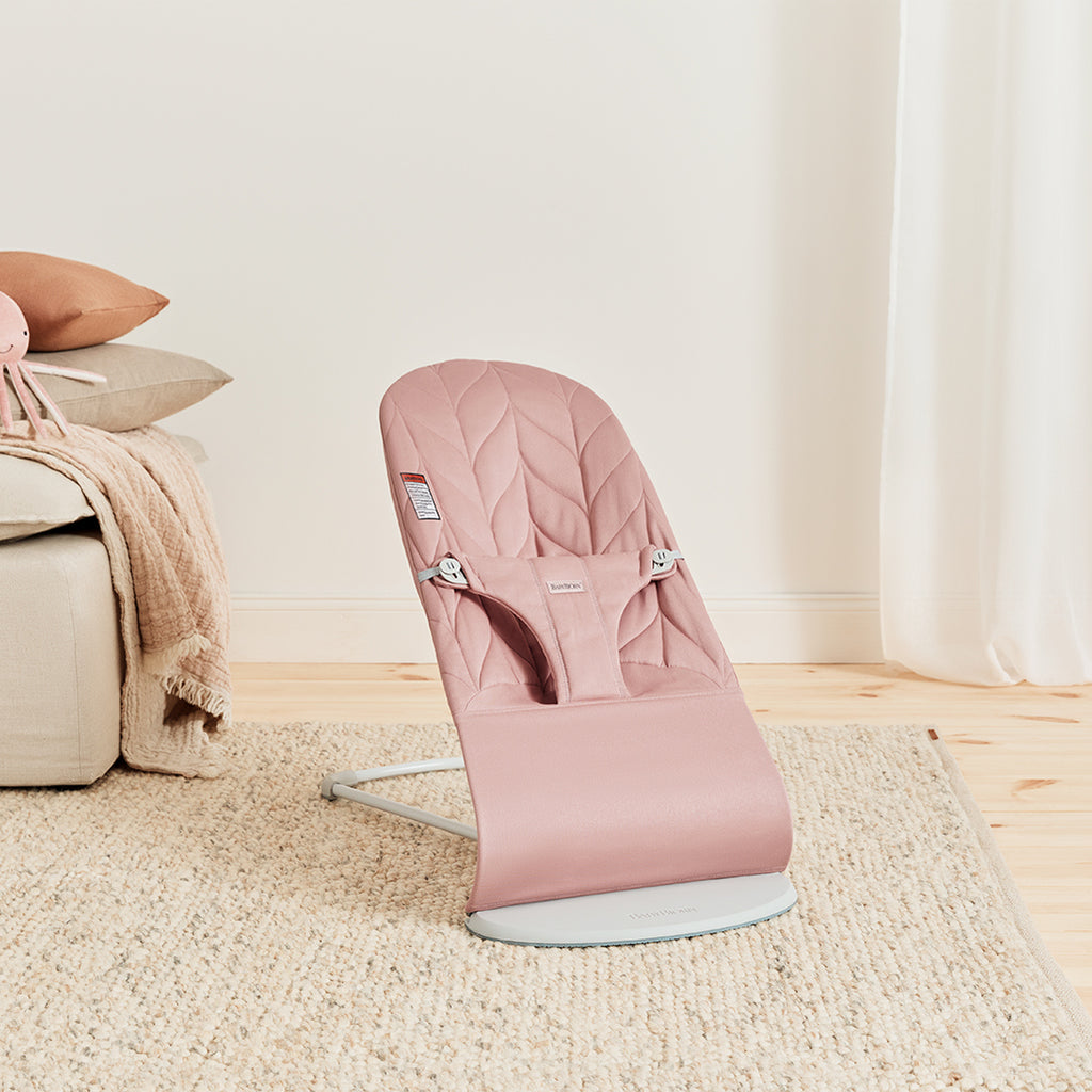 babybjorn dusty pink bouncer seat 