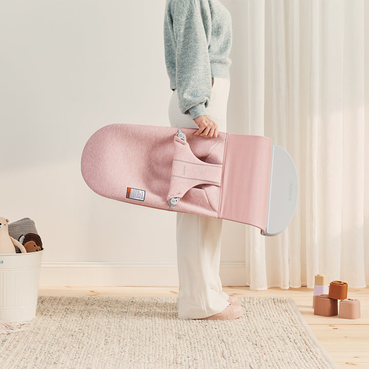 foldable baby bjorn bouncer bliss in pink