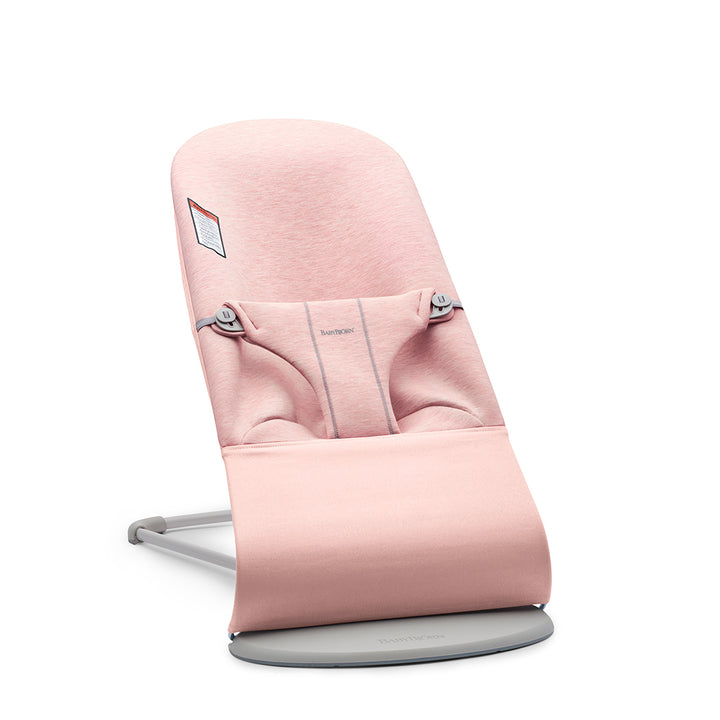 BabyBjorn light pink jersey bouncer bliss baby bouncer chair