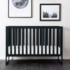 Lifestyle dadada Black Austin 3-in-1 Convertible Crib. Baby furniture set