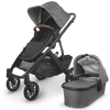 Uppababy Vista Stroller V2 with Bassinet Accessory in Greyson