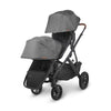 Uppababy VISTA V2 Stroller with Two Rumbleseats in Greyson Grey with Sunshades