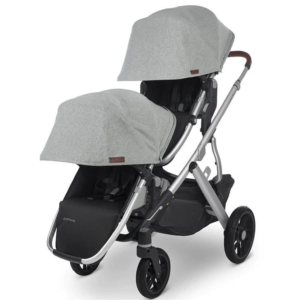 Stella Grey Uppababy VISTA V2 Stroller with Two Rumbleseats