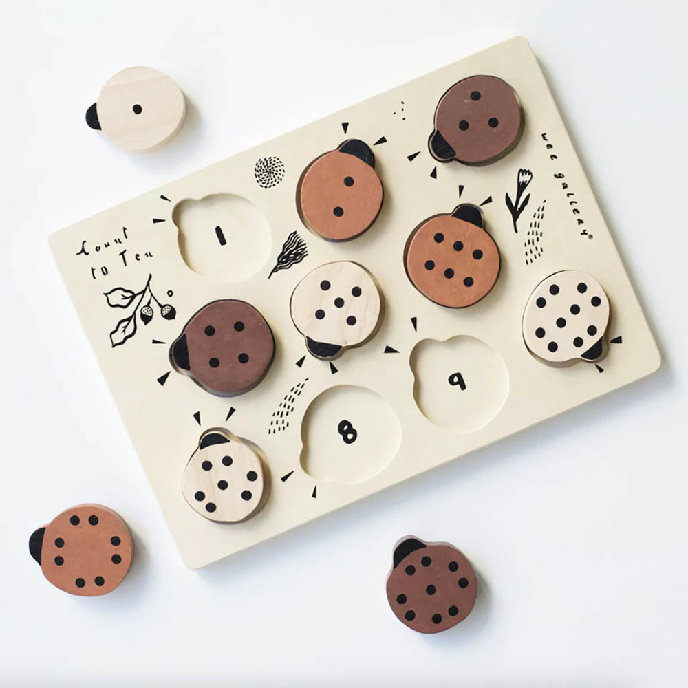 Wee Gallery Count to Ten Ladybug Puzzle