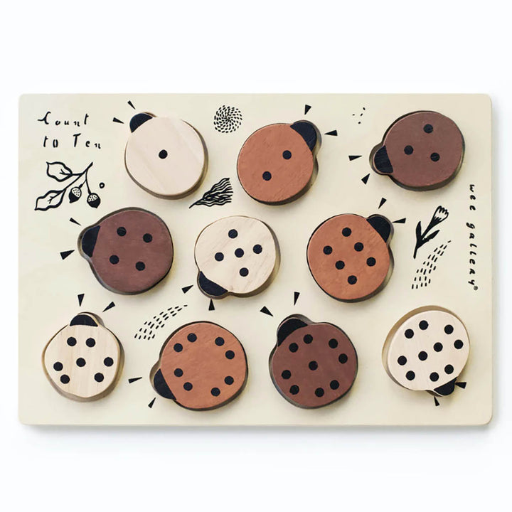Wee Gallery Kid's Ladybug Puzzle