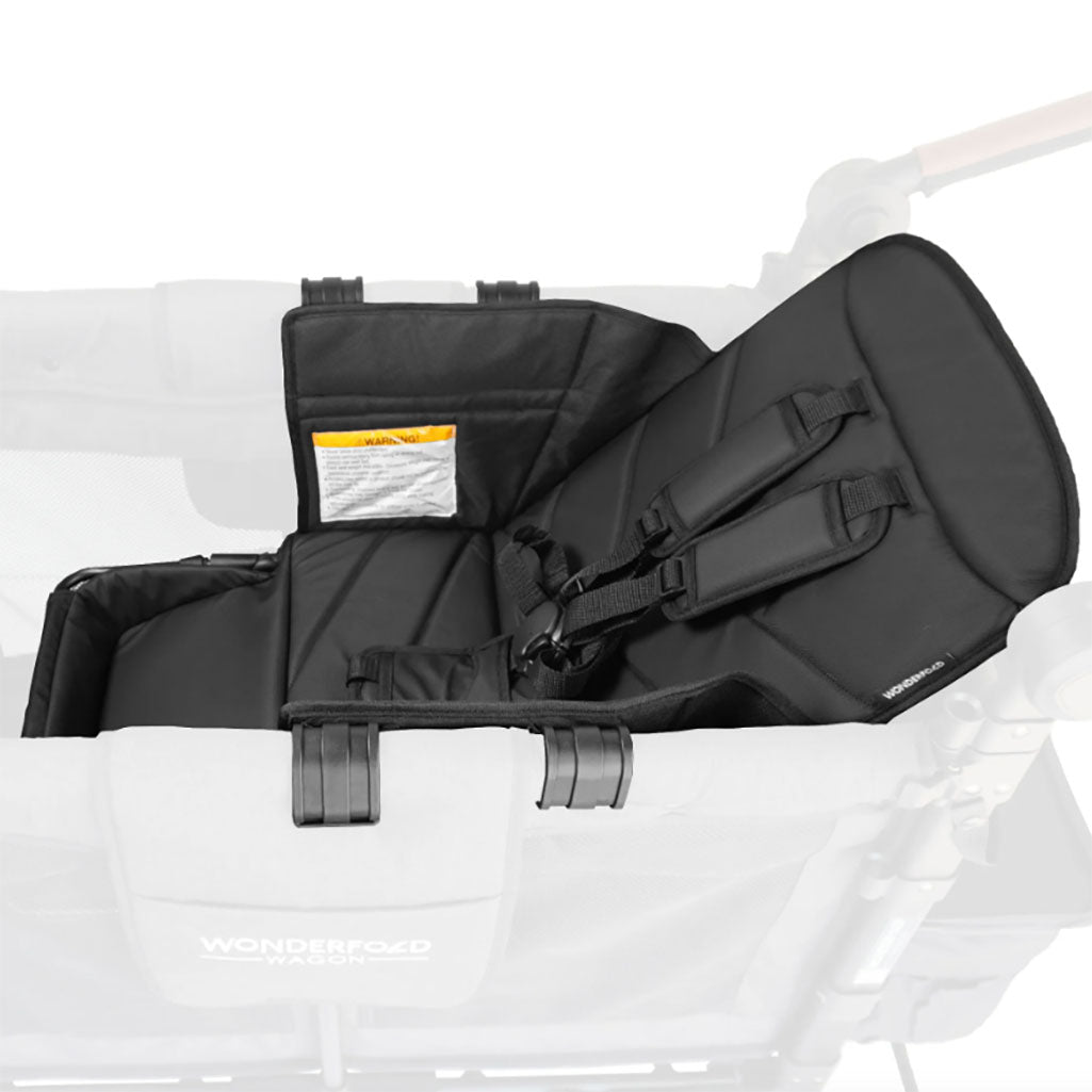 wonderfold seat with footrest for w series stroller wagons
