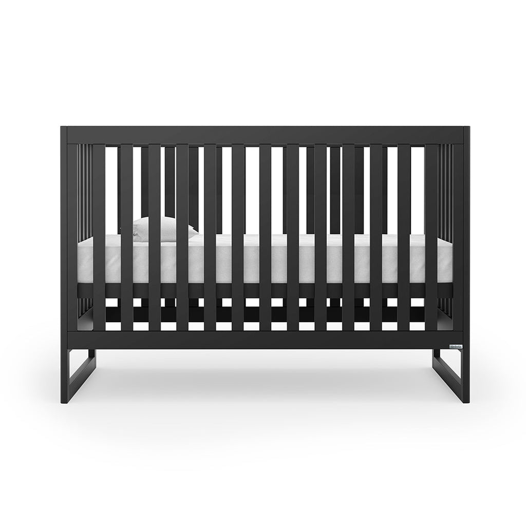 dadada Black Austin 3-in-1 Convertible Crib Baby Nursery Furniture. Cribs for babies
